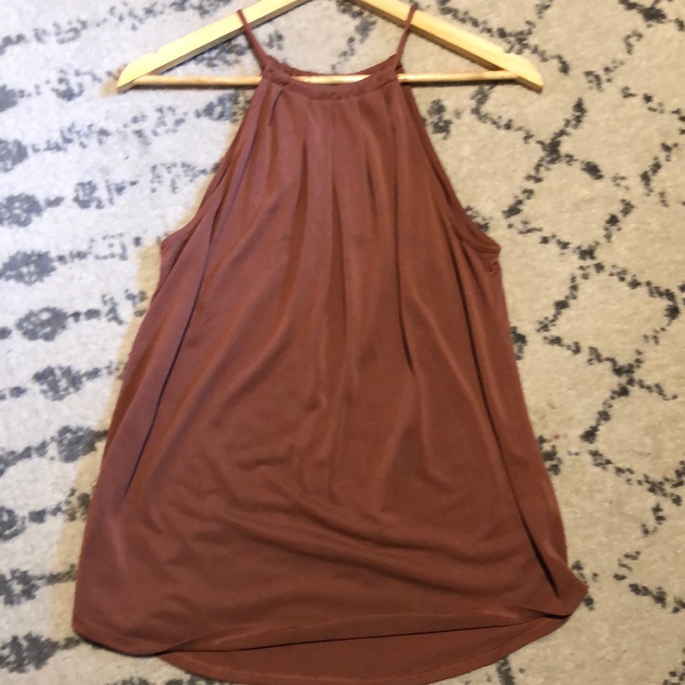 Green Envelope soft halter top